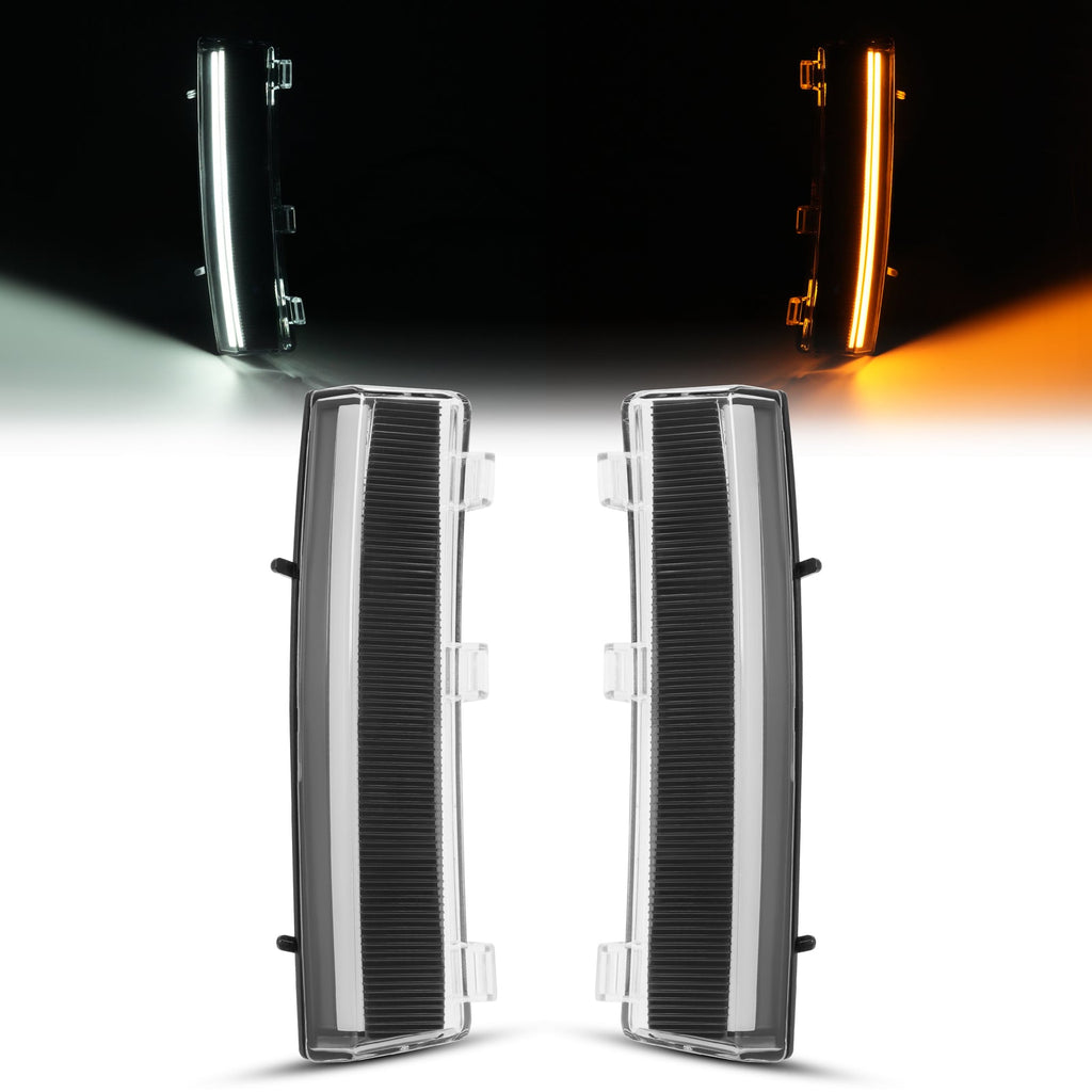 2PCS LED Turn Signal Lights Side Marker Lamps+DRL For Nissan 350Z LCI 2006-2009