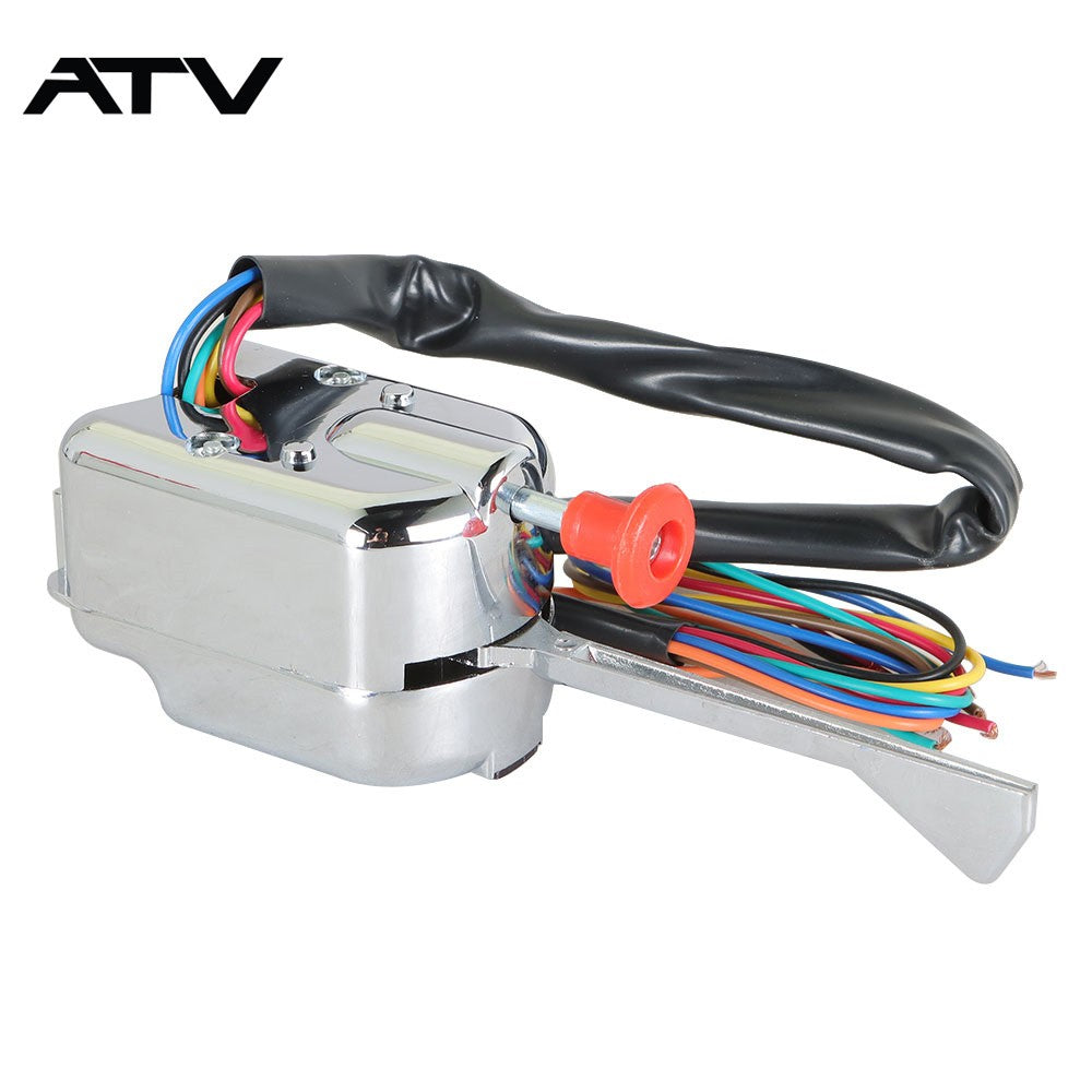 LED Turn Signal Light Kit w/Horn Column Turn Switch For Can Am Polaris For Honda