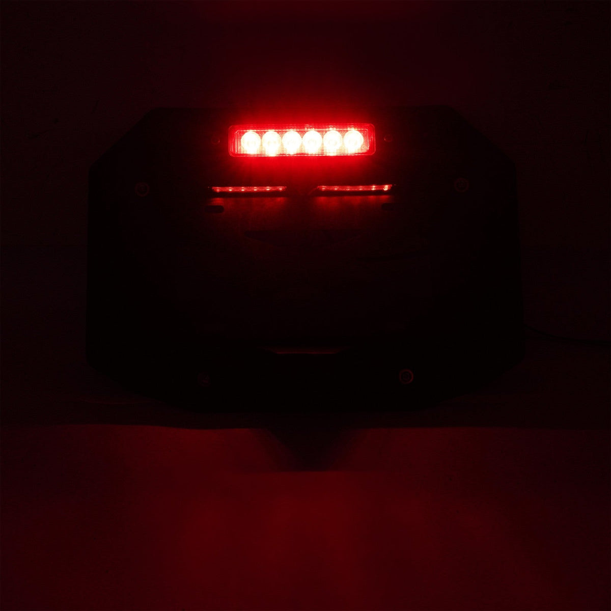 New For Jeep Wrangler JK 2007-2018 Spare Tire License Plate w/Third Brake Light
