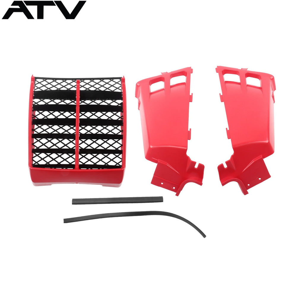 Tank Side Outer Plastic Covers Integrated Red Grill For Yamaha Banshee 350 1991