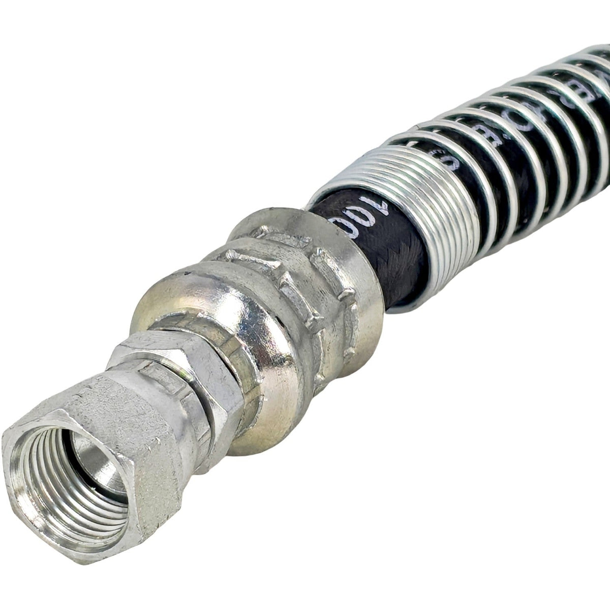 18" LPG Propane Hose w/Female Tank Connector for Forklift Crimped Spiral 18 inch