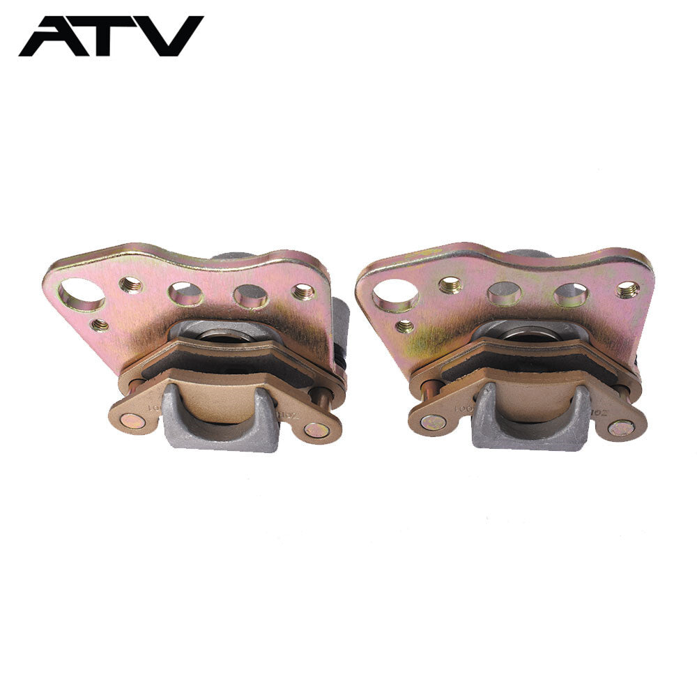 Front Left Right Brake Calipers w/Pads For Polaris Sportsman 335 400 500 600 700