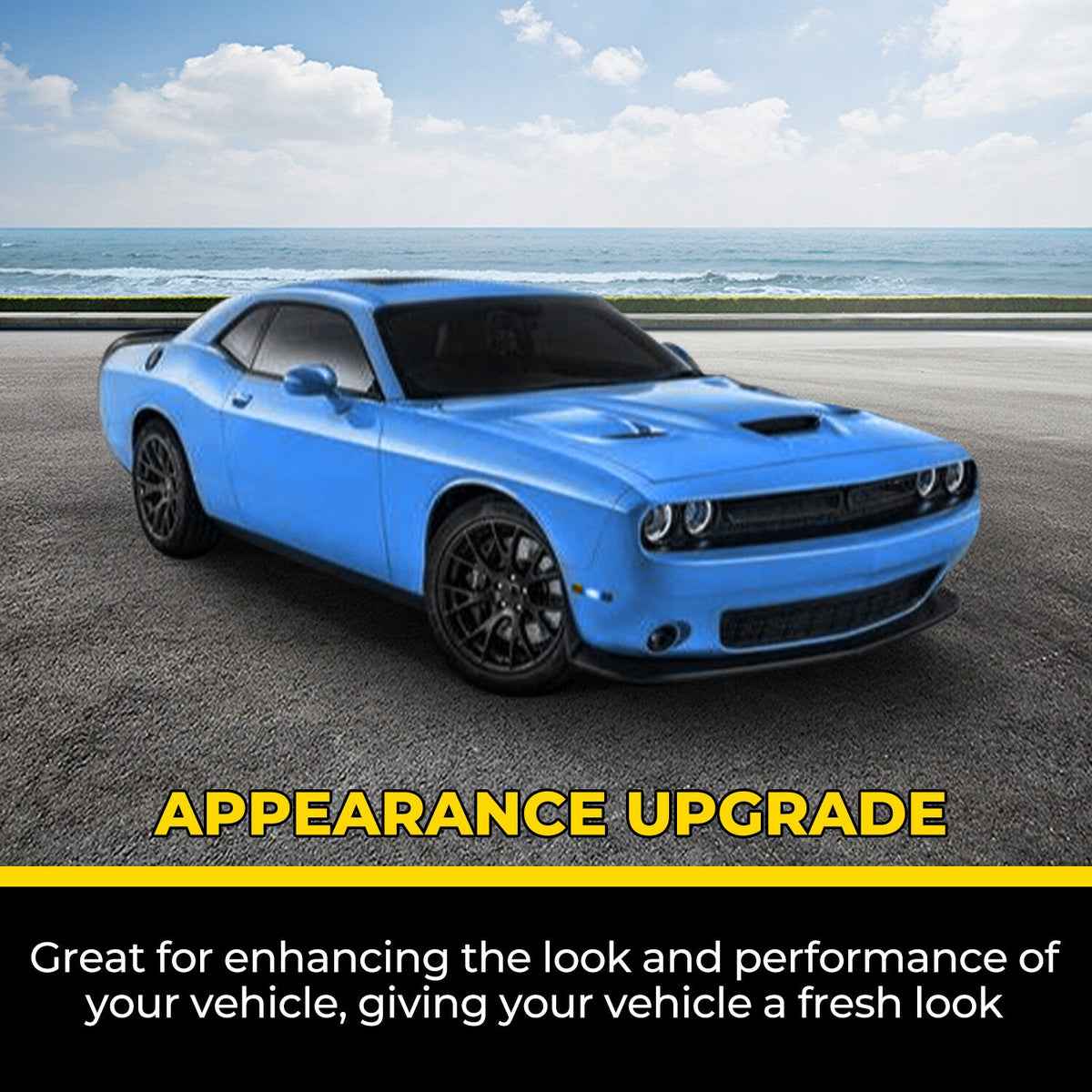For Dodge Challenger GT & SRT & R/T 2015-2023 Front Bumper Lip Valance Splitter