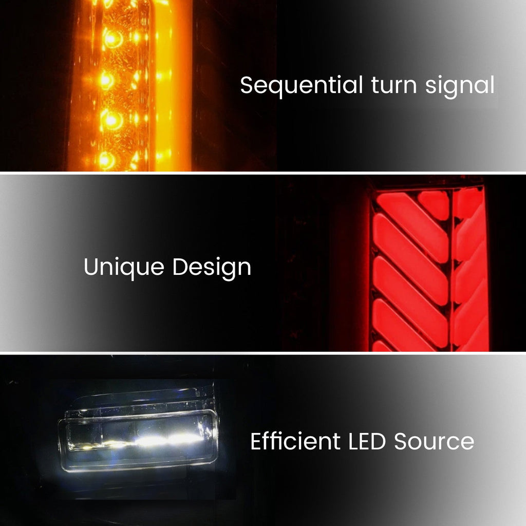 DOT Pair LED Sequential Tail Lights Lamp For Nissan Frontier D40 2005-2021 LH&RH