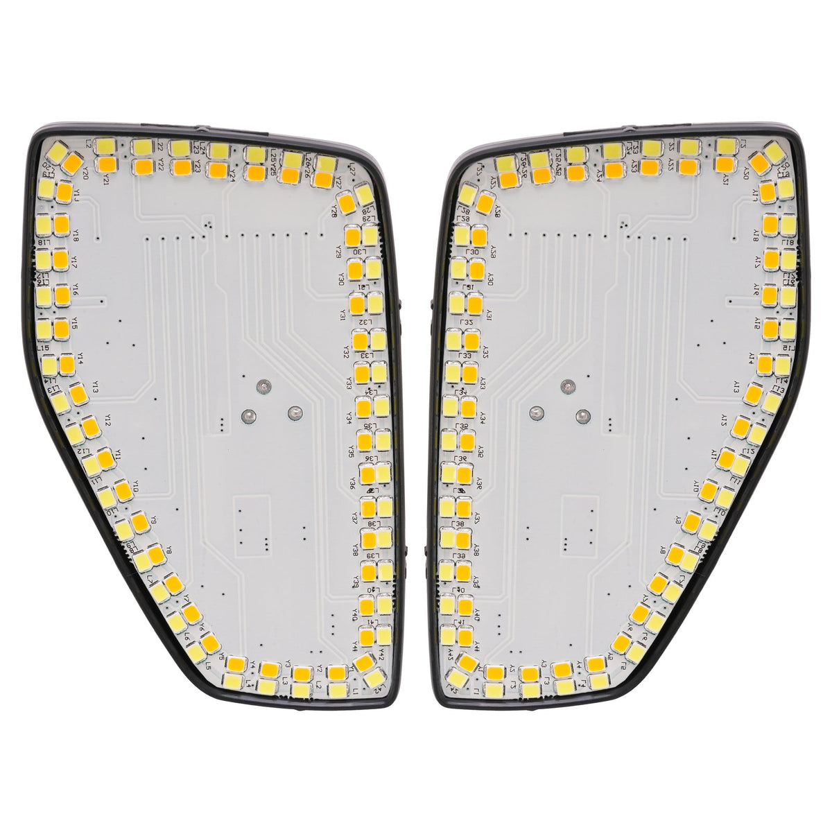 For Hummer H3 05/06-10&H3T 09-10 Smoked Full LED Front Fender Side Marker Lights
