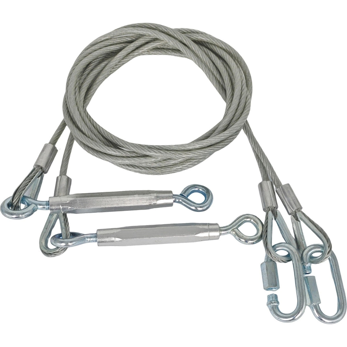 Conversion Cable Kit for Toy Hauler Patio Door 109" Length Upper Lower Bracket