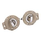 For Jeep Commander 2006-2010 Silvery & Tan Inside Inner Door Handle Chrome