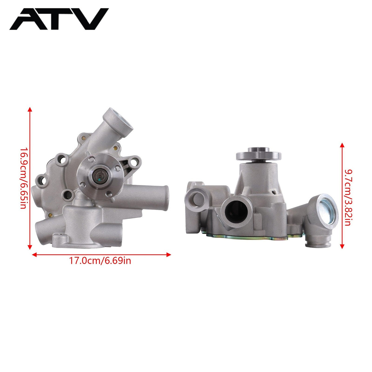 Water Pump MIA885097 For John Deere Gator XUV865M  XUV855M XUV850D XUV855D