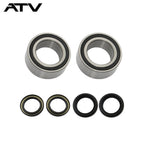 Both Front Wheel Bearing Seal Kits For Honda Rancher 350 4x4 & Rancher 400 4x4
