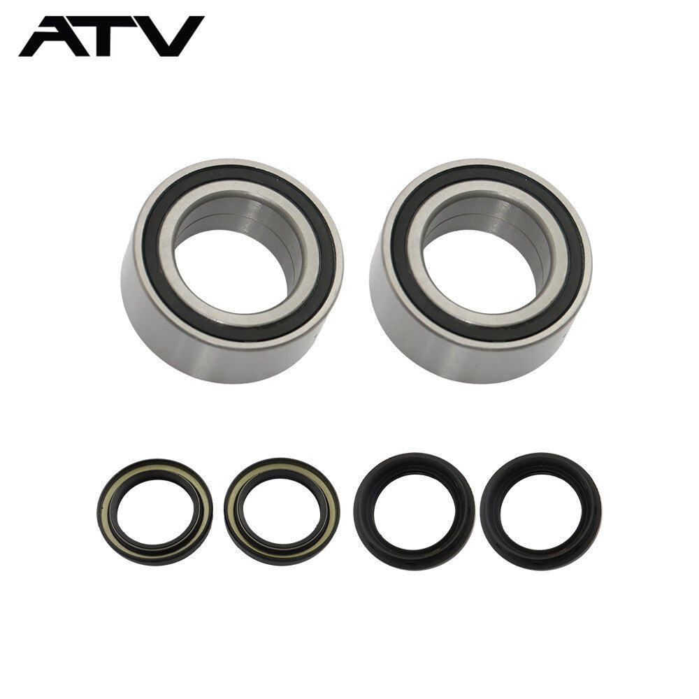 Both Front Wheel Bearing Seal Kits For Honda Rancher 350 4x4 & Rancher 400 4x4
