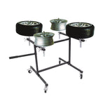 Foldable Wheel Paint Stand Panel Painting Stand For Auto Body Parts and Rims