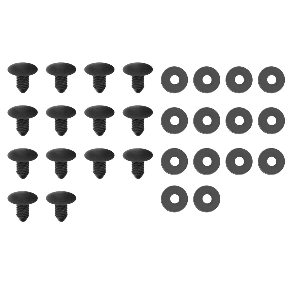 Rear Wheel Well Cover Guards For Chevrolet Silverado 2500 HD/3500 HD 20-26 Black