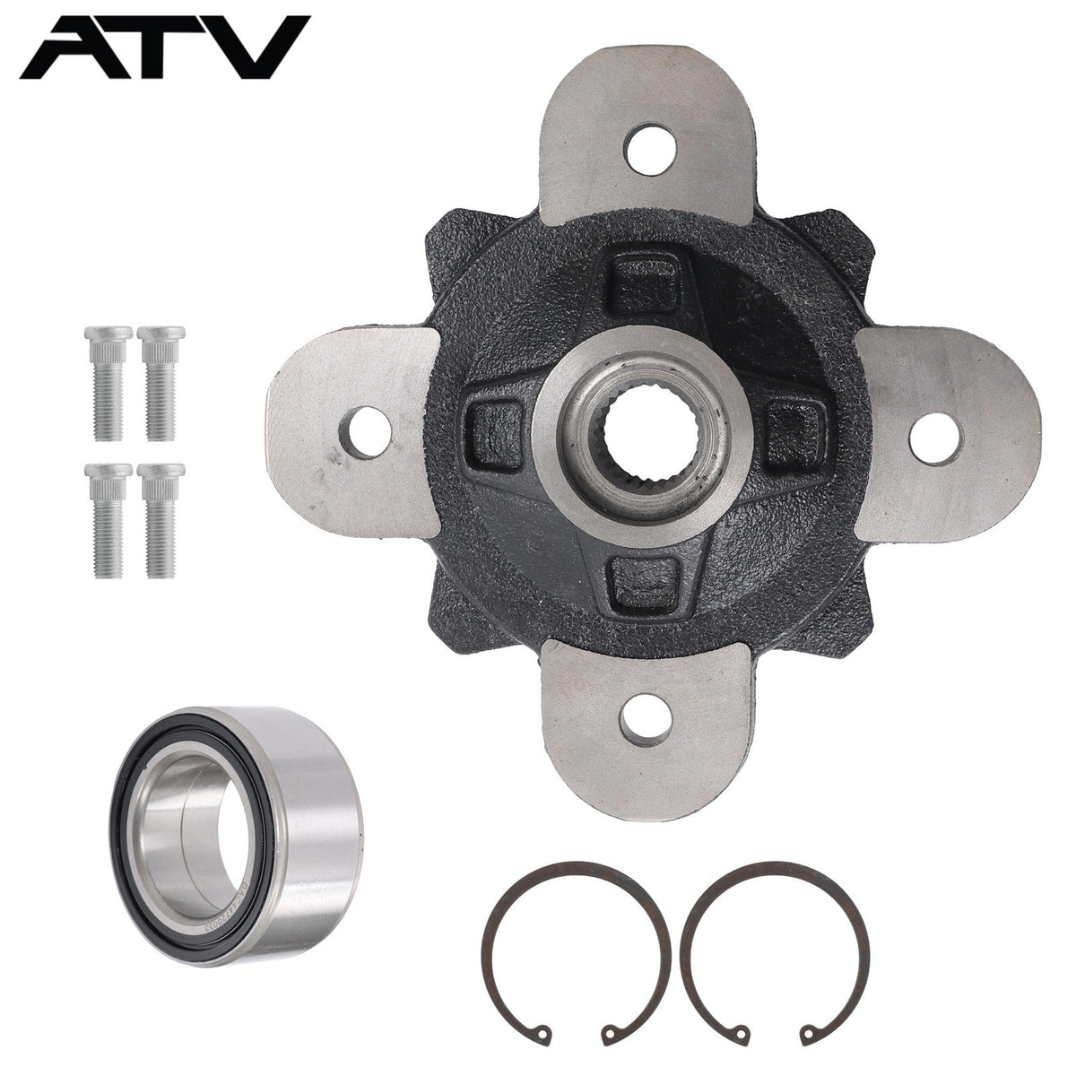 Wheel Hub With Bearing And Stud For Polaris Ranger 900 XP 900 Crew 2013-2019