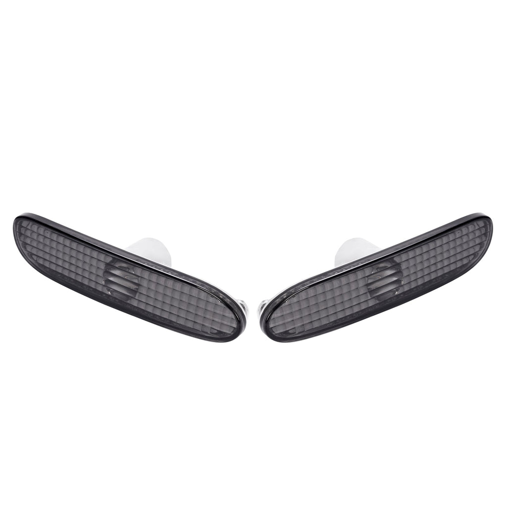 Pair Front Smoke Bumper Side Marker Lights Lamp For Dodge Neon 2000-2005 LH & RH