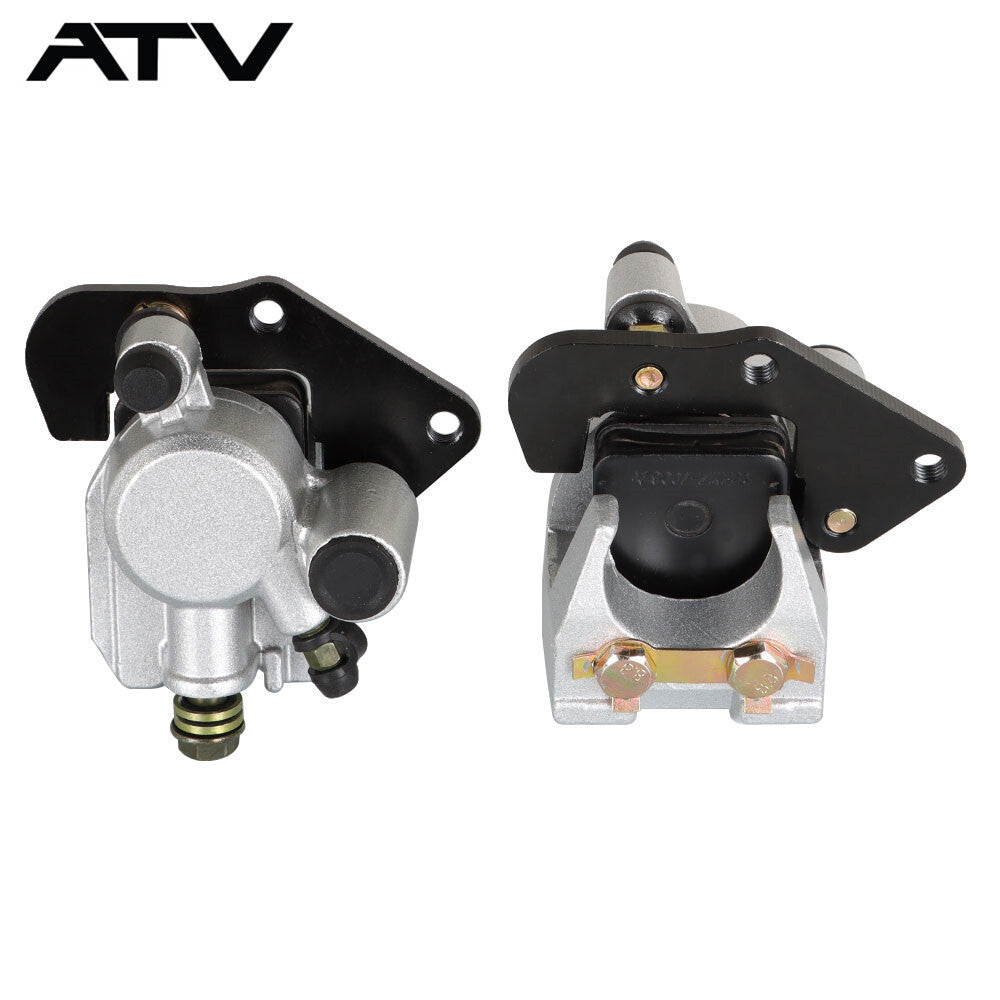Front L/R Brake Calipers W/Pads for Kawasaki Prairie 360 KVF360 2003-2013