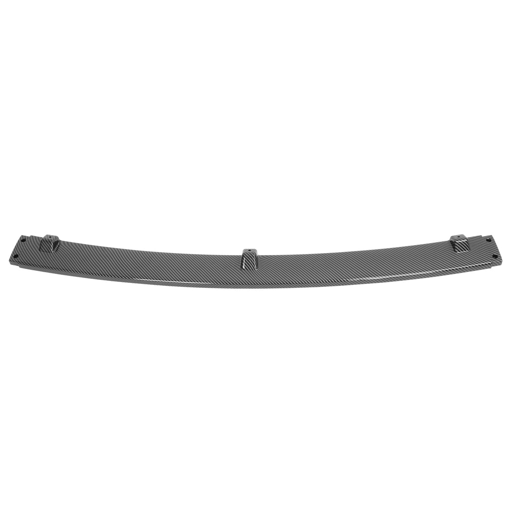 Carbon Fiber Color Front Bumper Lip Splitter For 2018-24 Infiniti Q50 Luxe Base