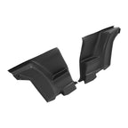 For 70-81 CAMARO FIREBIRD L&R Lower Plastic Rear Armrest Seat Side Panels BLACK