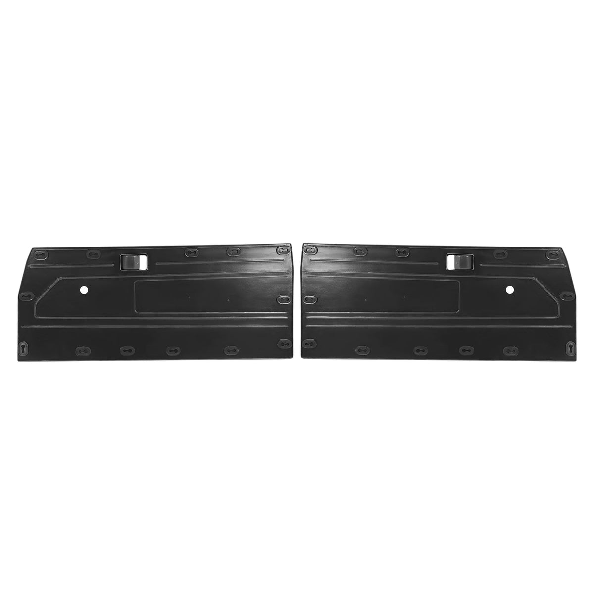 Fit 84-87 Toyota Pickup Truck Interior Door Panels Center Section Black ABS
