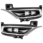 Pair LED Chrome Fog Lights Driver Passenger Side For Chrysler 300 2015-2024 2021