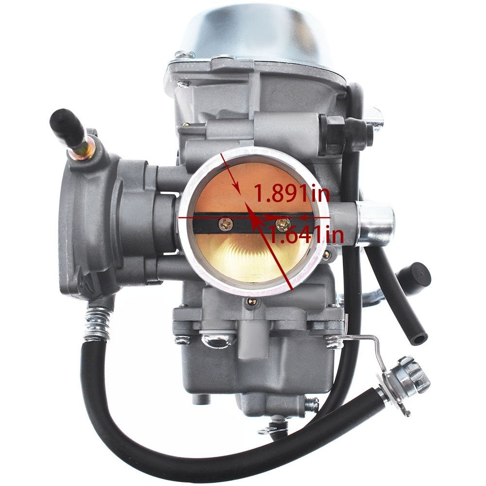 Carburetor For Yamaha Grizzly 660 YFM660 2002-2008 With Fuel Petcock