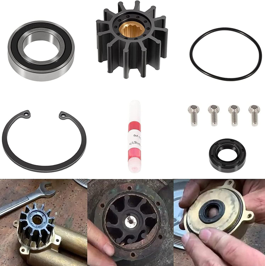 For Volvo Penta Raw Sea Water Pump Repair Rebuild Kit 5.0Gi 5.0GL 5.0GXi 5.0OSi