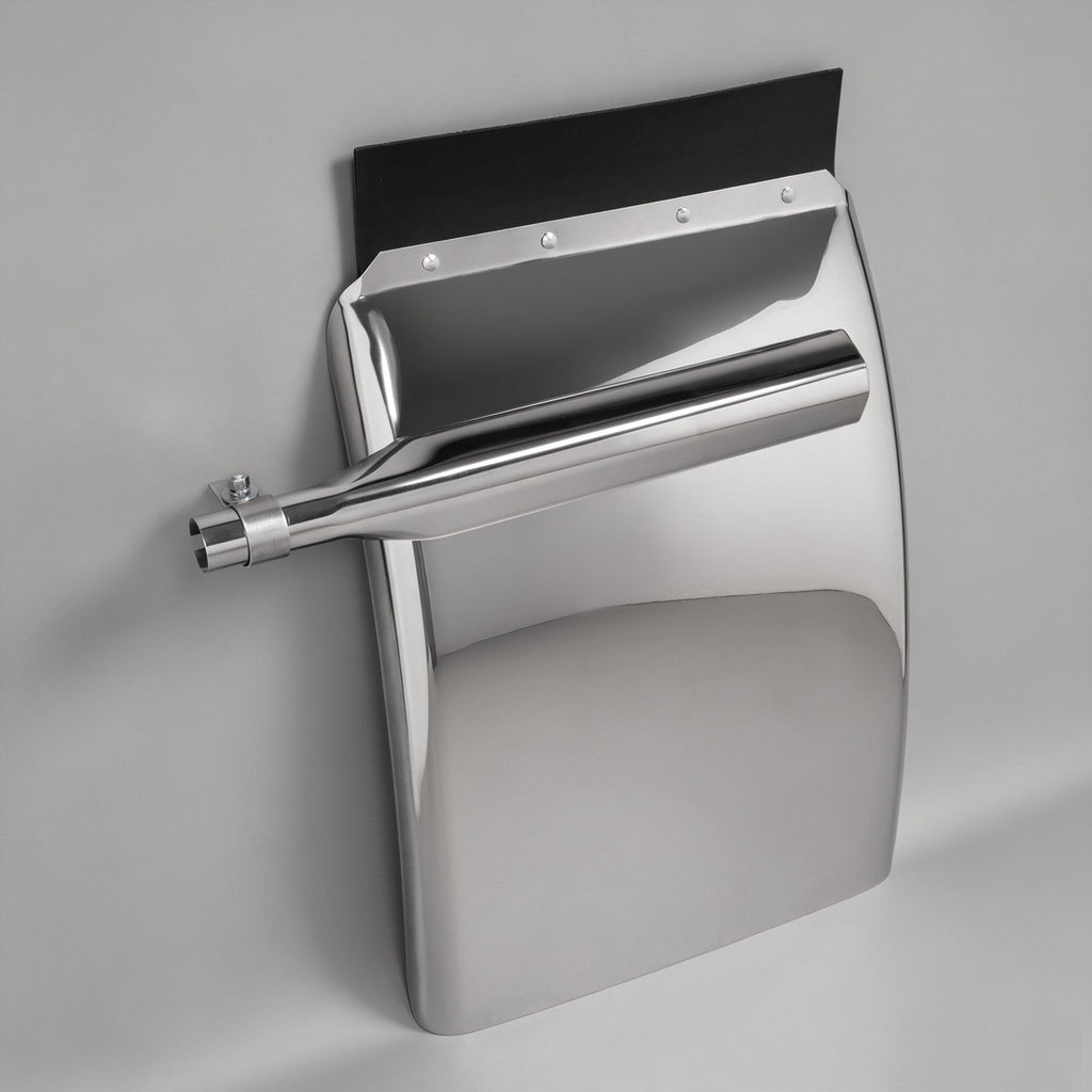 34"x24" stainless steel quarter fender kit pair universal truck w/ Support Tube