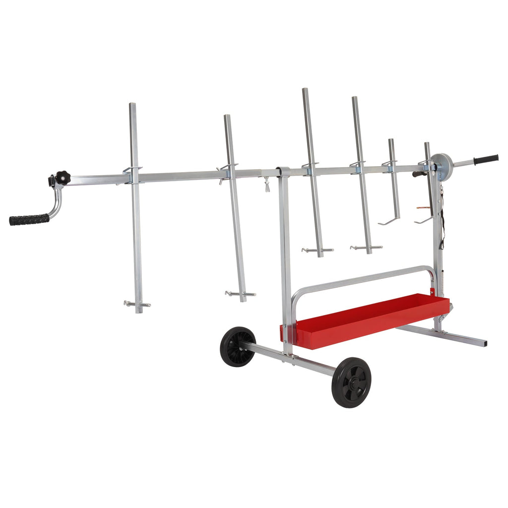 Paint Rack Rotating Parts Work Stand Painting Repair For AutoBody Door Bumper